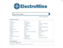 Tablet Screenshot of electromine.com